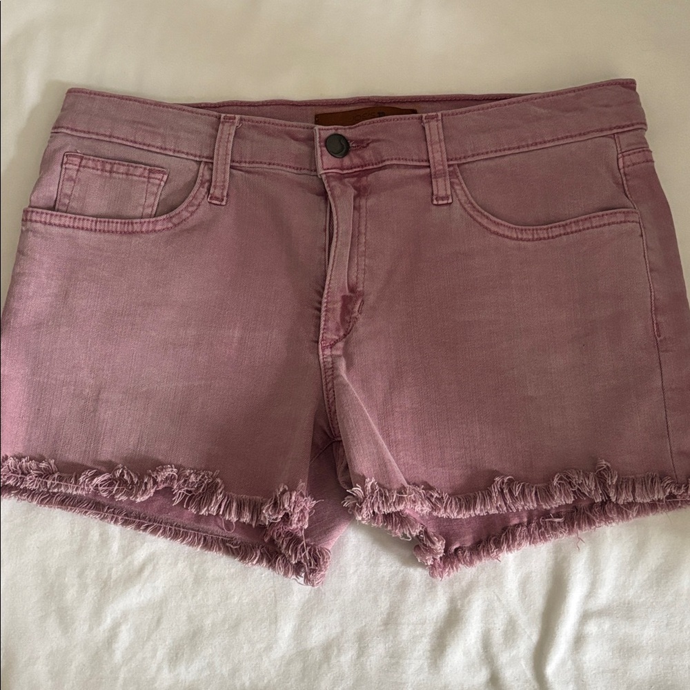 NEW Joe's Jeans Frayed Hem shorts, size 27 lavender pink